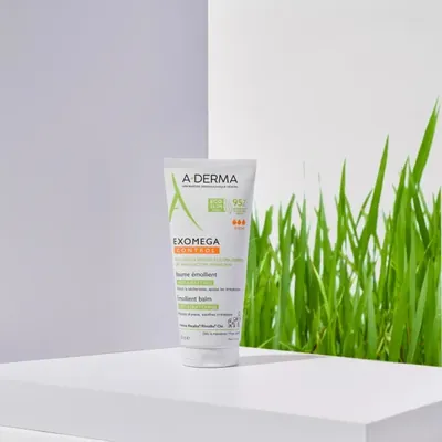 Бальзам для обличчя та тіла A-Derma Exomega Control пом'якшувальний зволожуючий, 200 мл