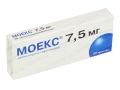 Моэкс таблетки, п/плен. обол. по 7.5 мг №30 (10х3)