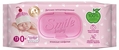 Салфетки влажные Smile Baby 0+ для младенцев, с клапаном, 72 шт