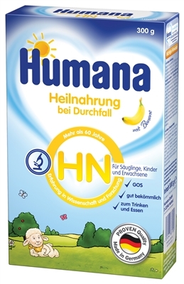 Смесь сухая молочная Humana НN Expert с пребиотиками при нарушениях пищеварения, сопровождающиеся диареей, для детей с рождения и старше, 300 г