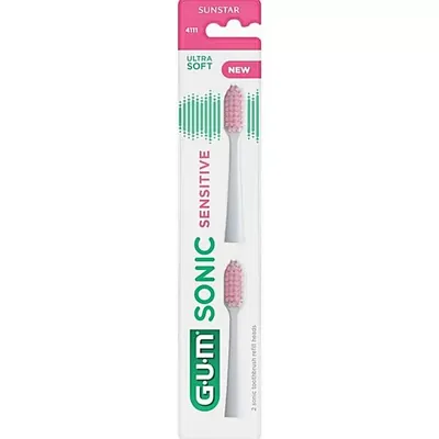 Насадки для звукової зубної щітки GUM Sonic Sensitive, 2 шт