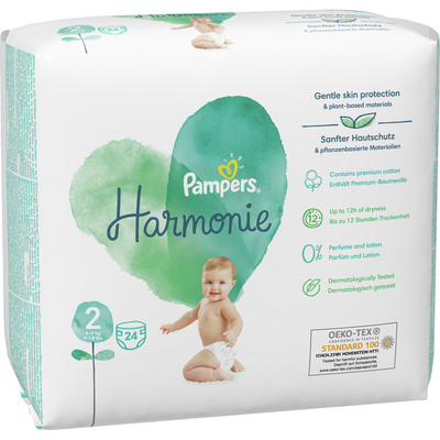 Подгузники детские Pampers Harmonie размер 2, 4-8 кг, 24 шт