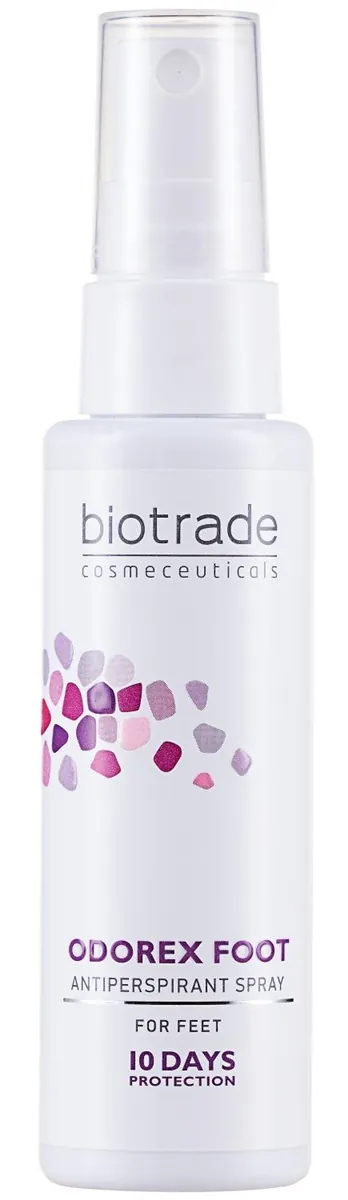 Спрей-антиперспірант для ніг Biotrade Odorex Foot тривалої дії, 10 днів захисту, 40 мл