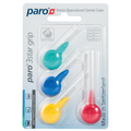 Межзубные щетки Paro Swiss 3star Grip разноцветные, набор размеров, 4 шт