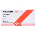 Луцетам таблетки, в/плів. обол. по 1200 мг №20 (10х2)