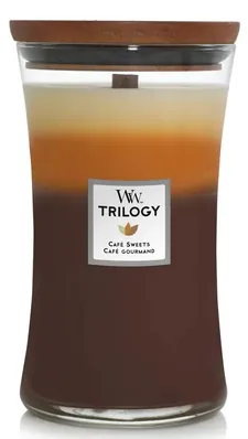 Свічка ароматична Woodwick Трилогія Кафе солодощів велика, 609 г