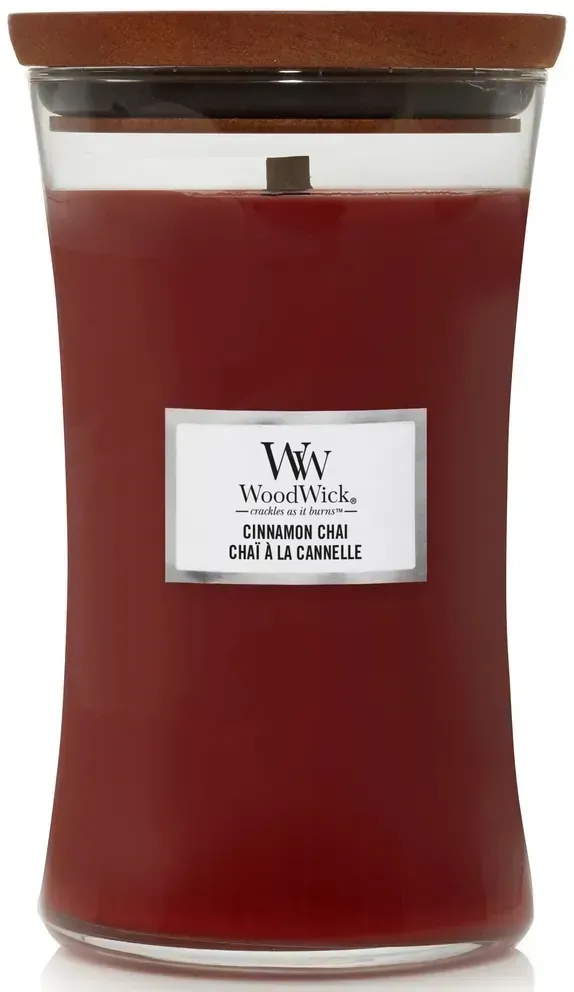 Свічка ароматична Woodwick Чай з корицею середня, 275 г