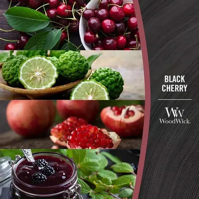 Свічка ароматична Woodwick Чорна вишня середня, 275 г