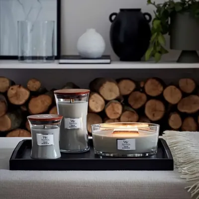 Свічка ароматична Woodwick Біля каміну еліпс, 453 г