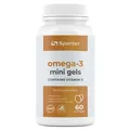 Риб'ячий жир Sporter Omega 3 mini gels plus Vit E, 60 м'яких гелевих капсул