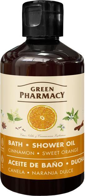 Масло для ванны и душа Green Pharmacy Корица и сладкий апельсин 250 мл