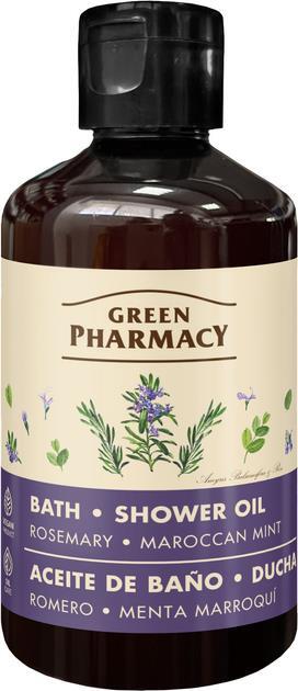 Масло для ванны и душа Green Pharmacy Розмарин и марокканская мята 250 мл