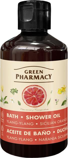 Масло для ванны и душа Green Pharmacy Иланг-иланг и сицилийский апельсин 250 мл