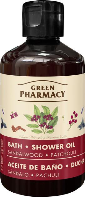 Масло для ванны и душа Green Pharmacy Cандал и пачули 250 мл