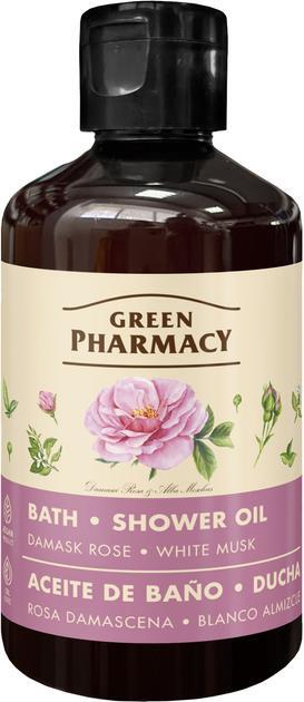 Масло для ванны и душа Green Pharmacy Дамасская роза и белый мускус 250 мл