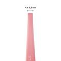 Пинцет для бровей Staleks Beauty & Care 11 TBC-11/1, тип 1 розовый
