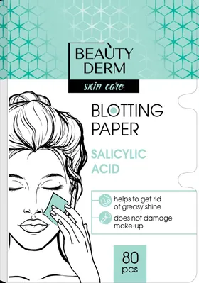 Серветки матуючі Beauty Derm з саліциловою кислотою, 80 шт