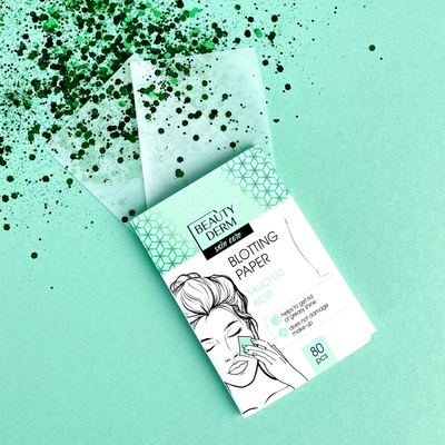 Салфетки матирующие Beauty Derm с салициловой кислотой, 80 шт