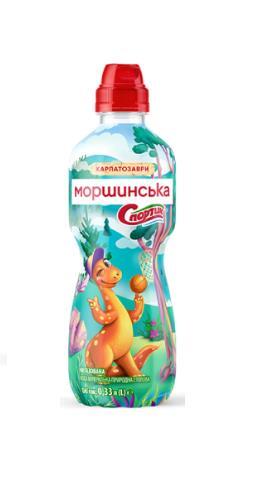 Вода мінеральна Моршинська Спортик дитяча негазована, кришка спорт-кеп, 0,33 л