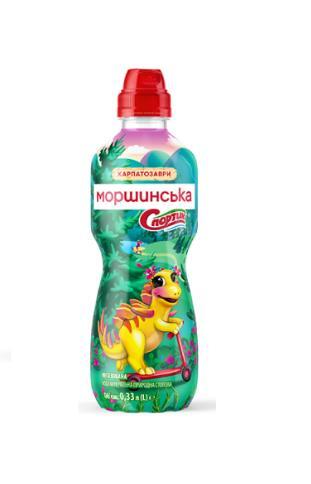 Вода мінеральна Моршинська Спортик дитяча негазована, кришка спорт-кеп, 0,33 л