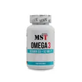 Омега-3 MST Nutrition Omega 3+ D3 + K2, 60 гелевих капсул