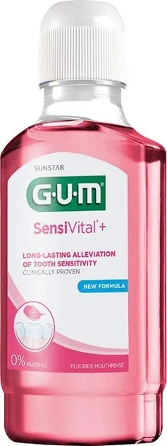 Ополіскувач для порожнини рота GUM SensiVital+, 300 мл