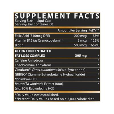 Жироспалювач Nutrex Research Lipo-6 Black Hers Ultra Concentrate, 60 капсул