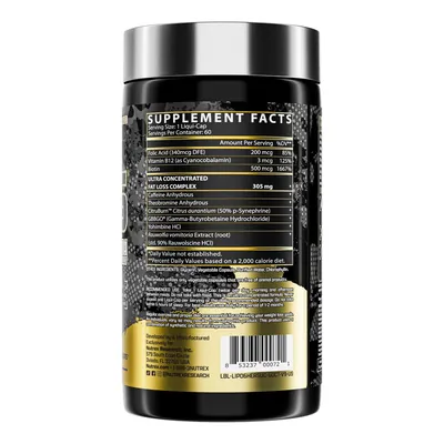 Жироспалювач Nutrex Research Lipo6 Hers Ultra Concentrate, 60 капсул