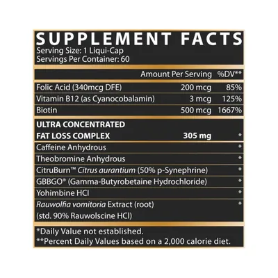 Жироспалювач Nutrex Research Lipo6 Hers Ultra Concentrate, 60 капсул