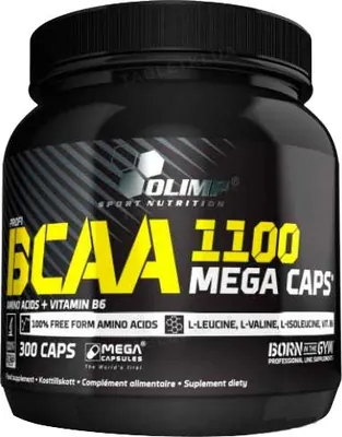 Амінокислота Olimp BCAA 1100 Mega caps, 300 капсул