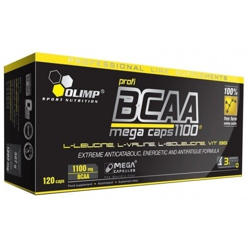 Амінокислота Olimp BCAA 1100 Mega Caps blister, 120 капсул