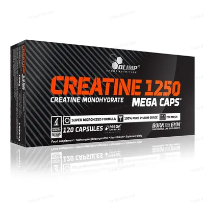 Креатин Olimp Creatine 1250 Mega Caps, 120 капсул