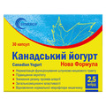 Йогурт Канадський Нова Формула Synergy капсули 2,5 млрд №30 (10х3)