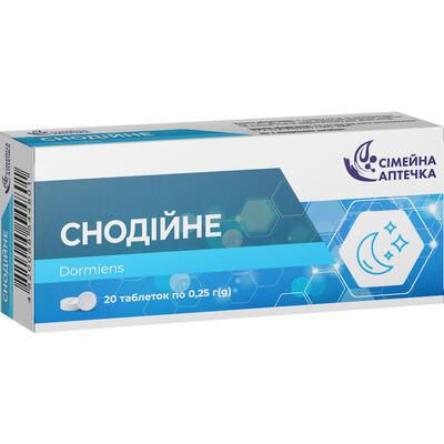 Снотворное Семейная аптечка таблетки №20 (10х2)