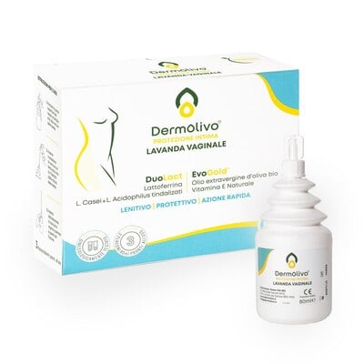 Дермоливо (Dermolivo) вагинальный душ для интимной защиты, 3 флакона по 80 мл в упаковке