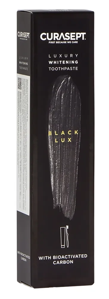 Набір Curasept Luxury Whitening Black Зубна паста 75 мл + щітка