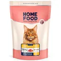 Корм сухий для дорослих котів великих порід Home Food телятина з лососем та в'яленими томатами, 1,6 кг