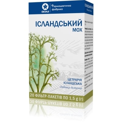 Исландский мох фиточай по 1,5 г №20 в фил.-пак.