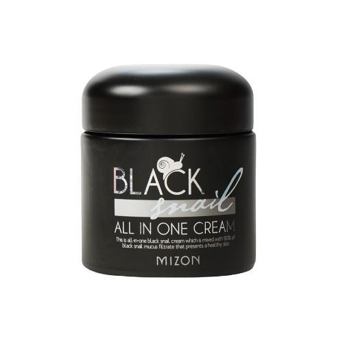 Крем для обличчя Mizon Black Snail All In One поживний з фільтратом муцина равлика, 75 мл