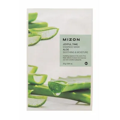 Маска тканинна для обличчя Mizon Joyful Time Essence Mask Aloe з екстрактом алое, 23 г