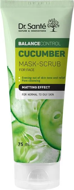 Маска-скраб Dr.Sante Cucumber Balance Control, 75 мл