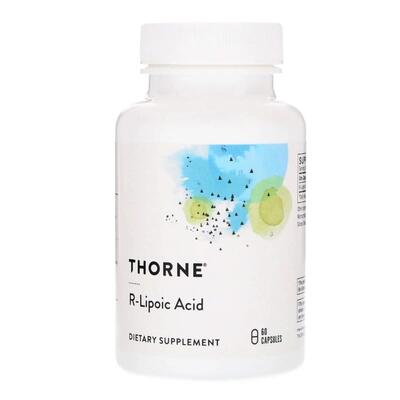 R-липоевая кислота Thorne Research R-Lipoic Acid, 60 капсул