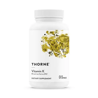 Вітамін К Thorne Research Vitamin K (3-K Complete), 60 капсул