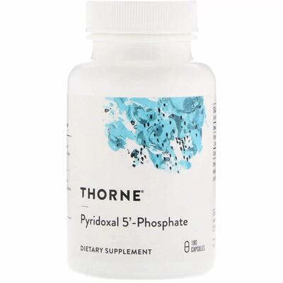 Витамин В6 (пиридоксин) Thorne Research Pyridoxal 5'-Phosphate, 180 капсул