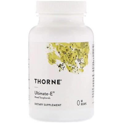 Вітамін Е Thorne Research Ultimate-E, 60 капсул
