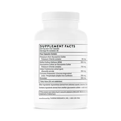 Комплекс для суглобів Thorne Research Joint Support Nutrients (AR-Encap), 240 капсул
