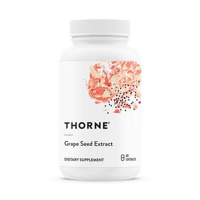 Экстракт виногадных косточек Thorne Research Grape Seed Extract (OPC-100), 60 капсул