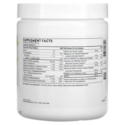 Электролит Thorne Research Catalyte вкус лимона-лайма, 312 г