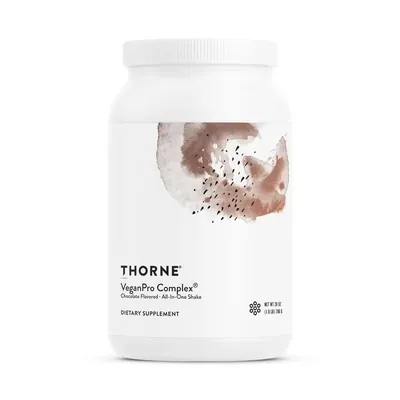 Протеїн рослинний змішаний Thorne Research VeganPro Complex смак шоколаду, 796 г