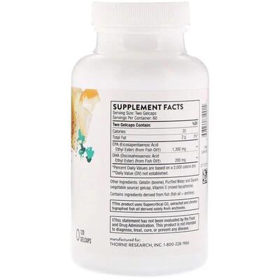 Омега-3 Thorne Research Super EPA Pro, 120 капсул